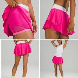COPY - NWT LULULEMON COURT RIVAL SKIRT HR SKORT SONIC PINK - Size 2